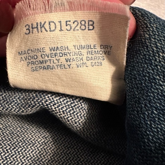 Vintage 70s Wrangler No Fault Denim Jean Jacket Blue Sz 42 Made USA 74126NV - Picture 8 of 12